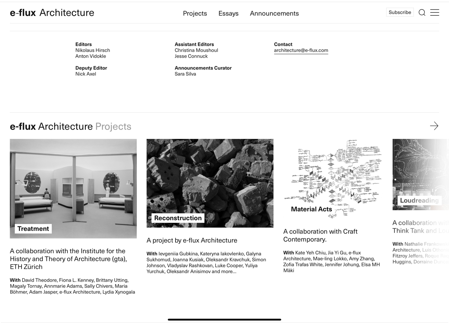 On e-flux Architecture