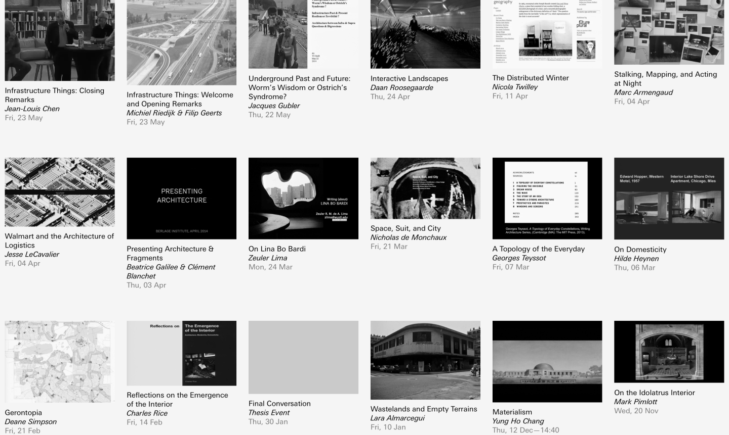 Events from the archive, updated continuously