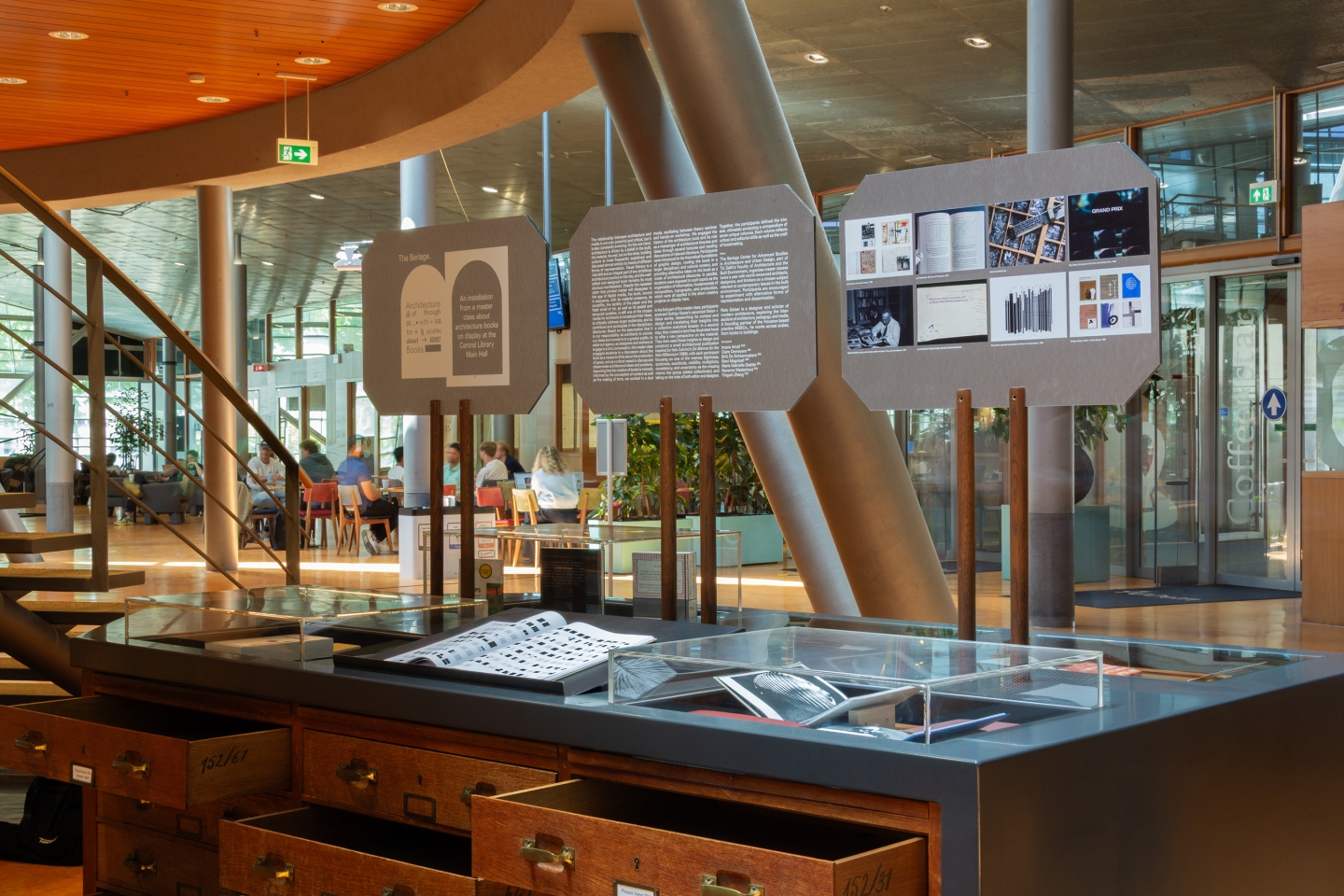 An installation in the Central Library Main Hall